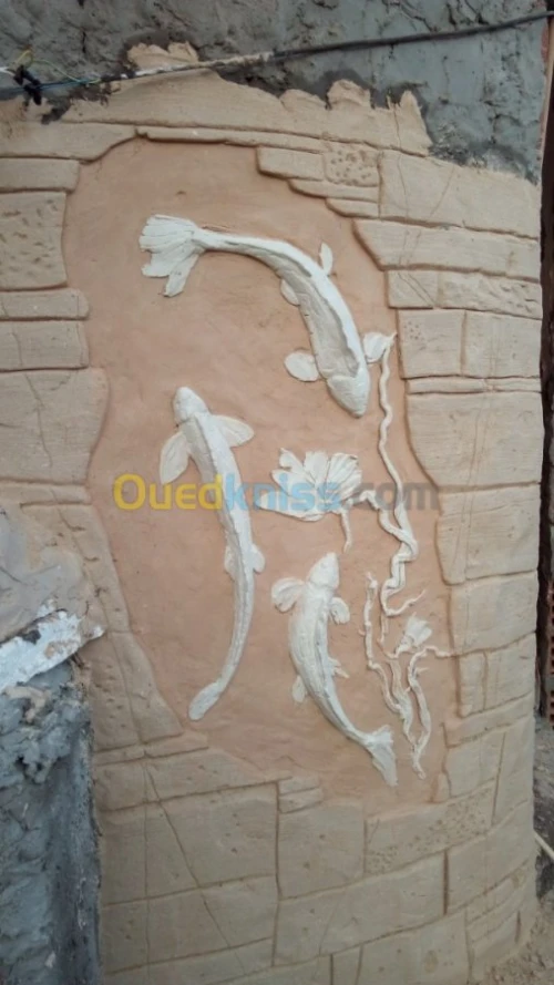 Cascades et fontaine 