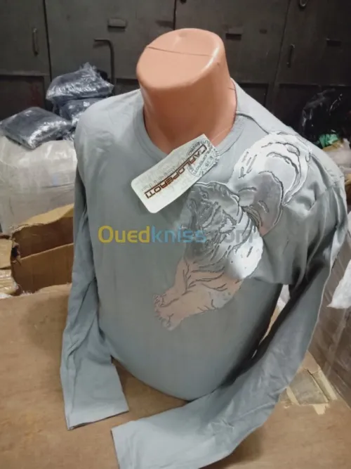 Demi-saison , brute, chemises 