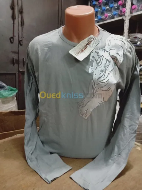 Demi-saison , brute, chemises 