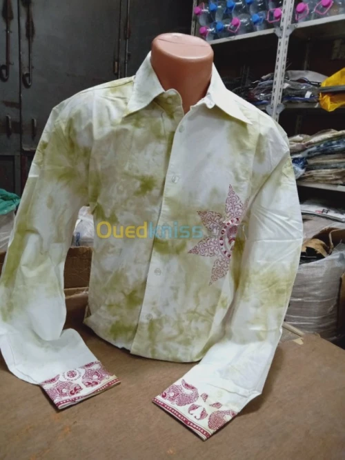 Demi-saison , brute, chemises 