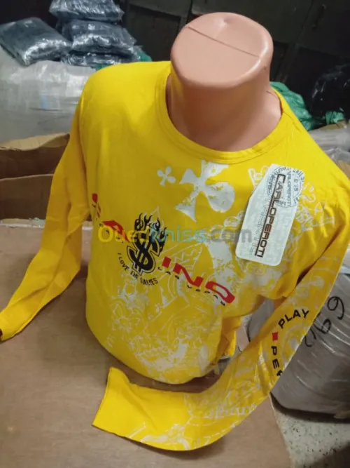 Demi-saison , brute, chemises 