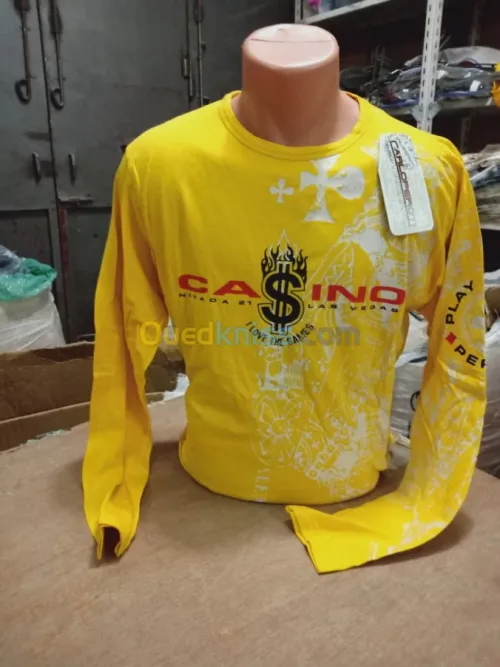 Demi-saison , brute, chemises 