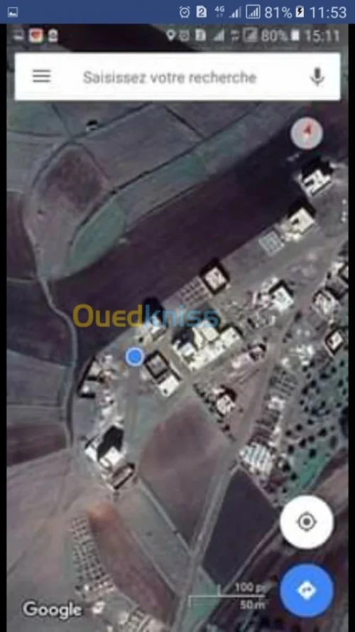 Vente Terrain Ain temouchent Oulhaca el gheraba