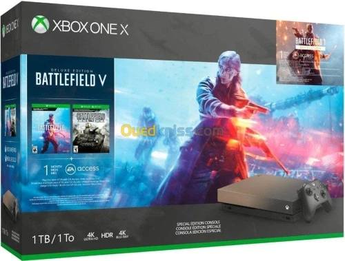 Xbox one x édition spéciale gold 