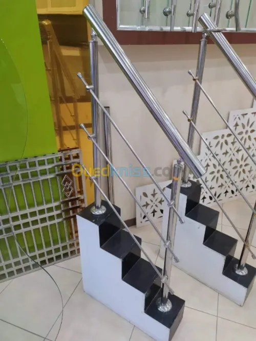 Travaux inox . Alucoband . Verre tremp