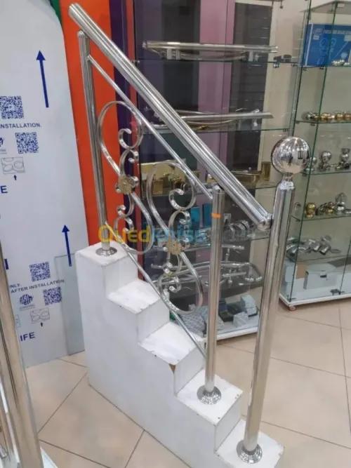 Travaux inox . Alucoband . Verre tremp
