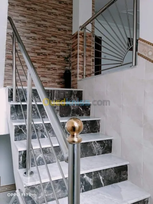 Travaux inox . Alucoband . Verre tremp