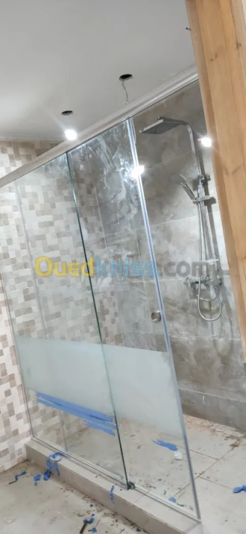 Travaux inox . Alucoband . Verre tremp