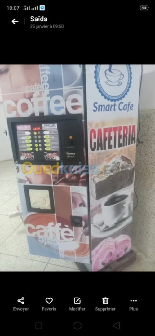 distributeur automatique de cafe