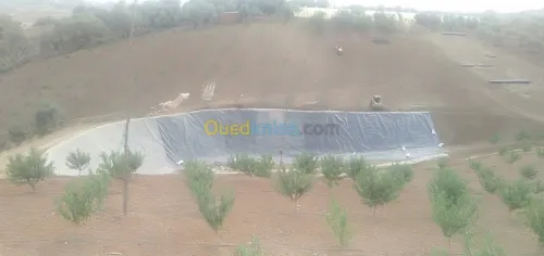 Geomembrane geocomposites, géotextiles