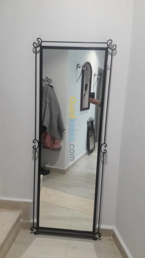 miroir en fer forgé 