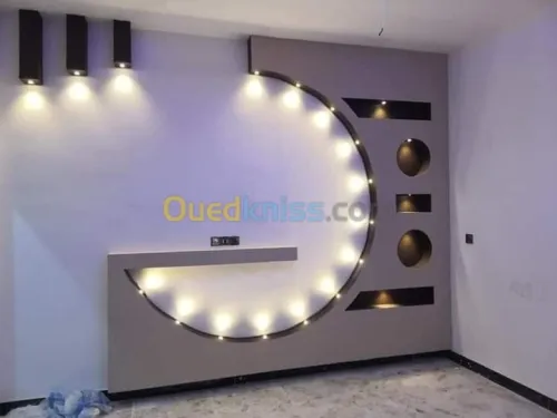 Placo plâtre BA13 et peinture