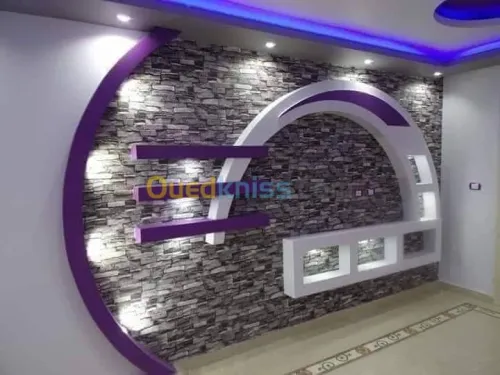 Placo plâtre BA13 et peinture