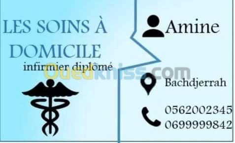 Infirmier pour les Soins à domicile