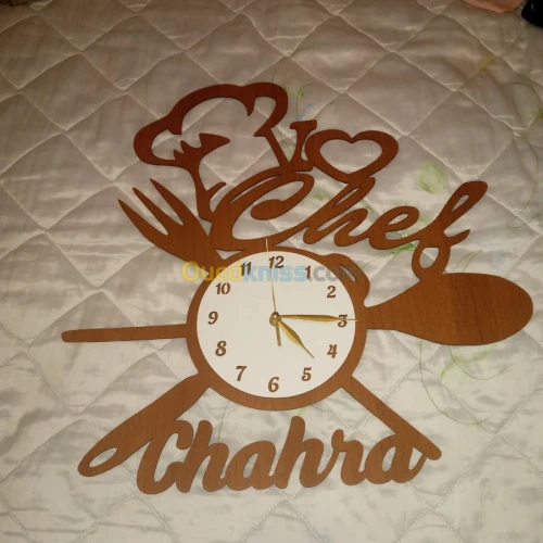 Horloge murâle 3D