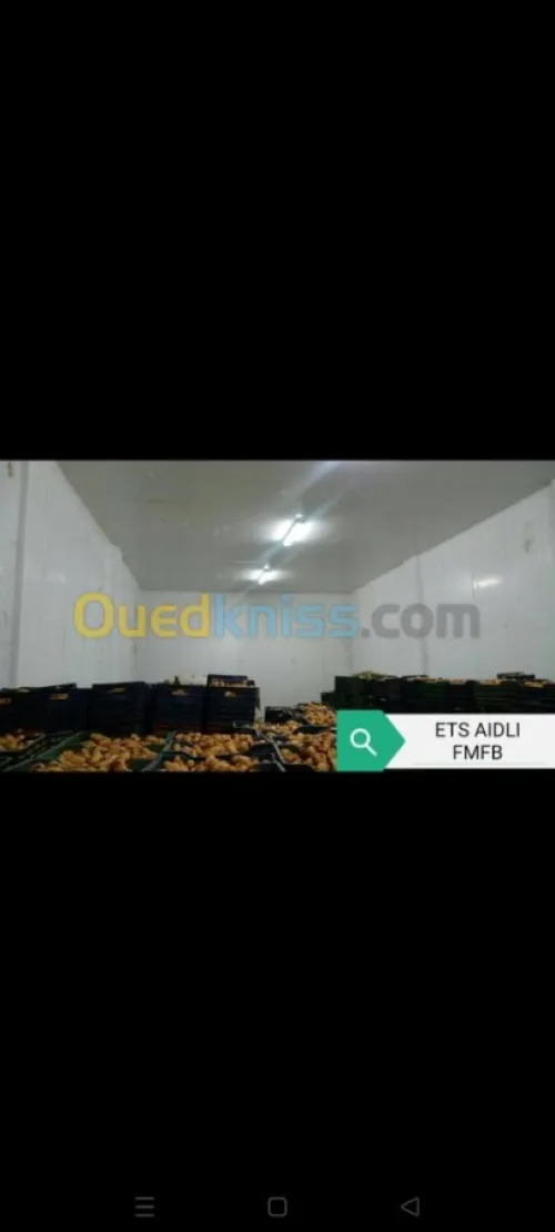 Fabrication des chambres froides indus