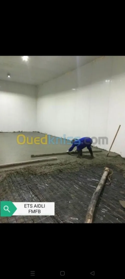 Fabrication des chambres froides indus