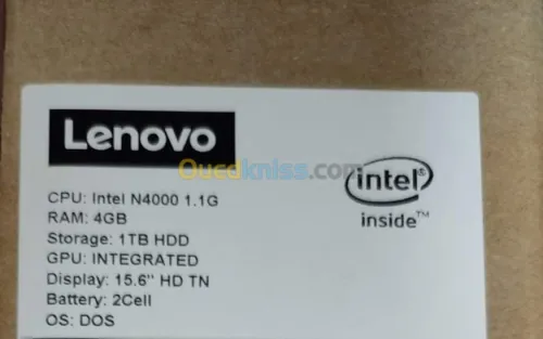 Lenovo IP S145-15IGM N4000 4Gb 1TO 15.