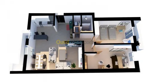 Vente Appartement F3 Mostaganem Mezghrane