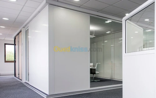 Les séparations de bureau en aluminium