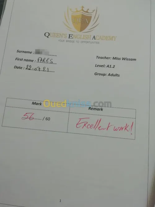 ENGLISH learning by levels A0 to C1