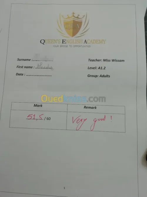 ENGLISH learning by levels A0 to C1