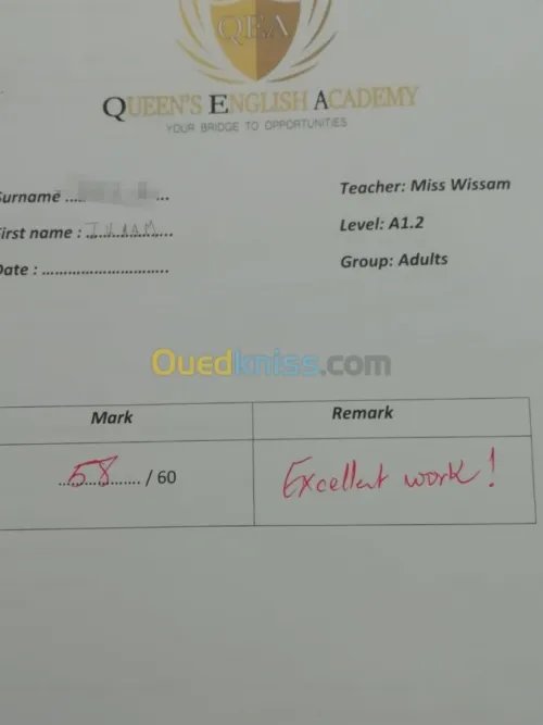 ENGLISH learning by levels A0 to C1
