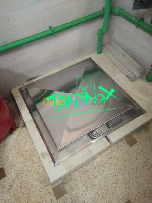 Les trappes pour les bâches à eau