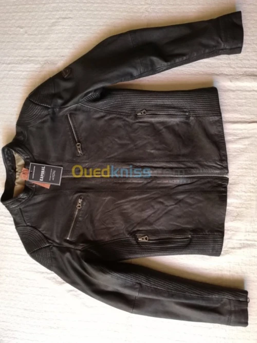 vestons en cuir agneau veritable