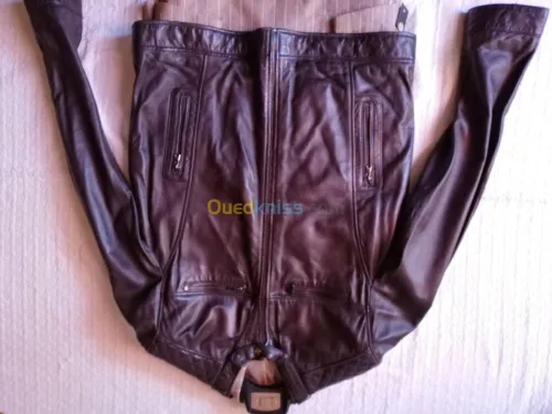 vestons en cuir agneau veritable