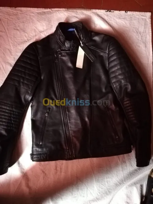 vestons en cuir agneau veritable