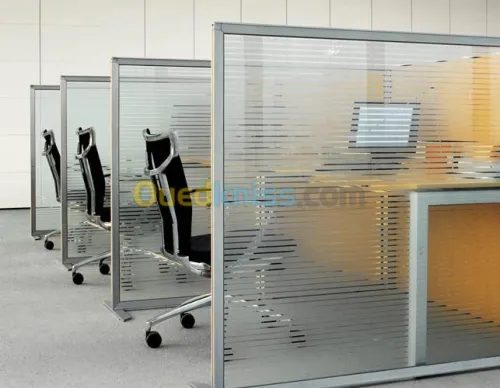 Les séparations de bureau en aluminium