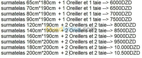 oreillers 