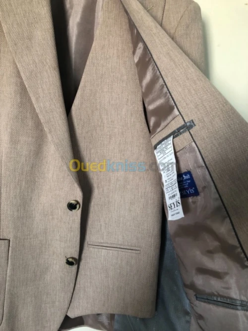 Veste costume beige seyis 