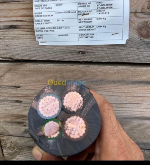 Vente cable electrique 