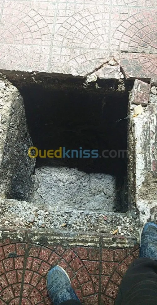 Nettouyage de rugir et fosse debouchag