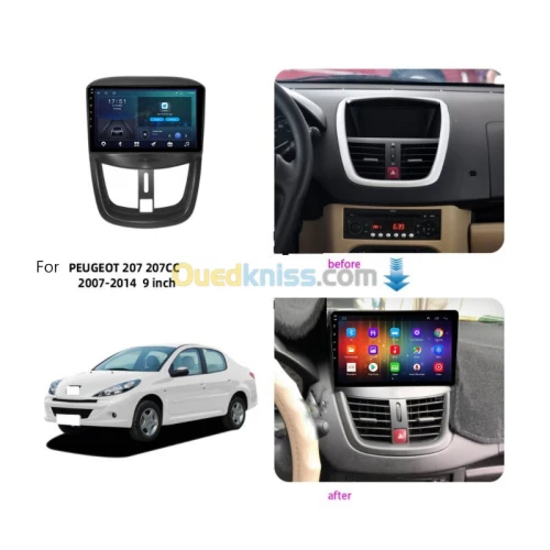 RADIO ANDROID Peugeot307/308/301/207