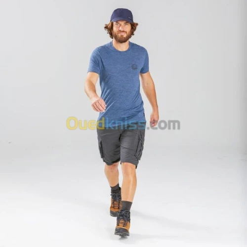 Casquette decathlon  de trekking voyage | travel 100 bleu marine