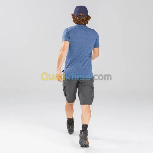 Casquette decathlon  de trekking voyage | travel 100 bleu marine