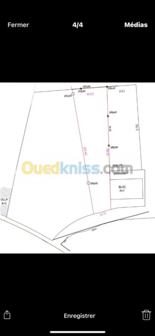 Vente Terrain Alger El achour