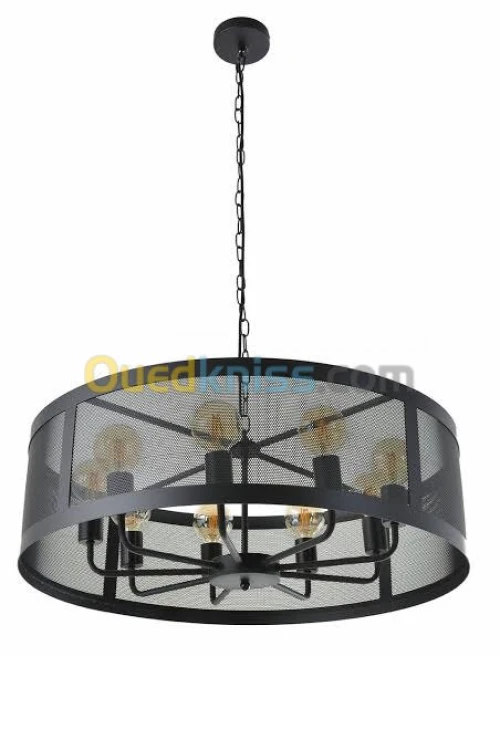 Pose des lustres et tringles 