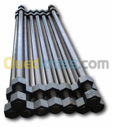 tige d'ancrage square bend j bolt