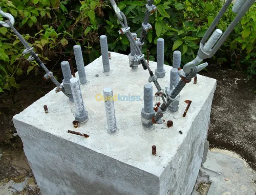 tige d'ancrage square bend j bolt