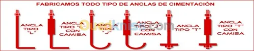 tige d'ancrage square bend j bolt