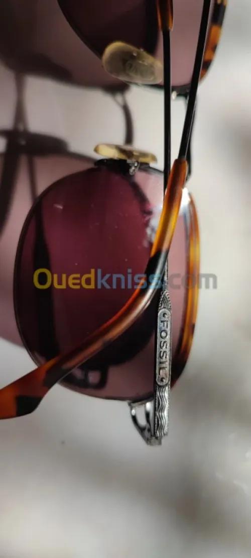 Lunettes originals Fossil unisexe marron