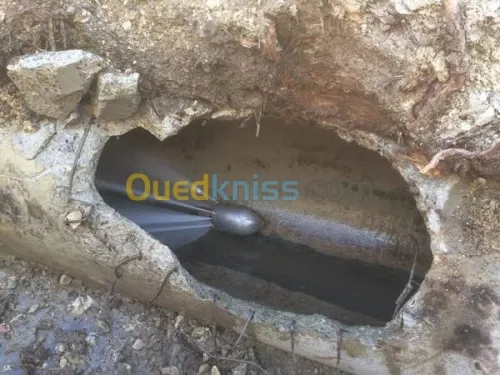 Débouchage conduite vidange cave égout