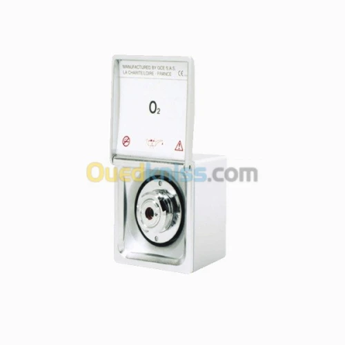 Prise O2/N2O/CO2/VIDE pour fluides