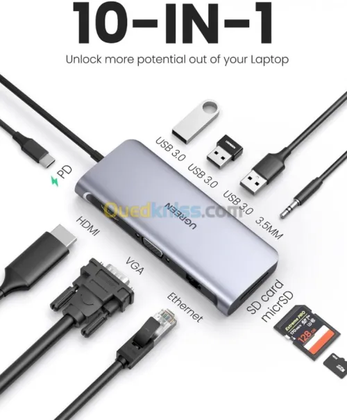 Ugreen HUB 10 in 1 Type C