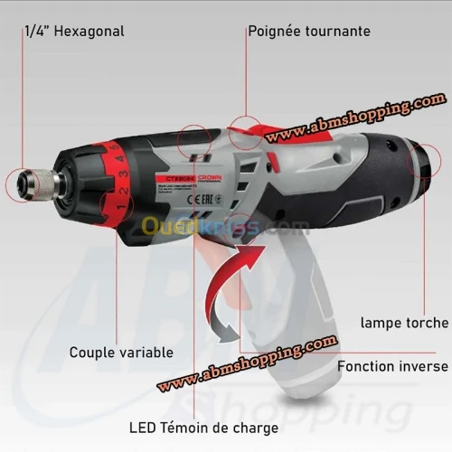 Visseuse Sans Fil _CROWN