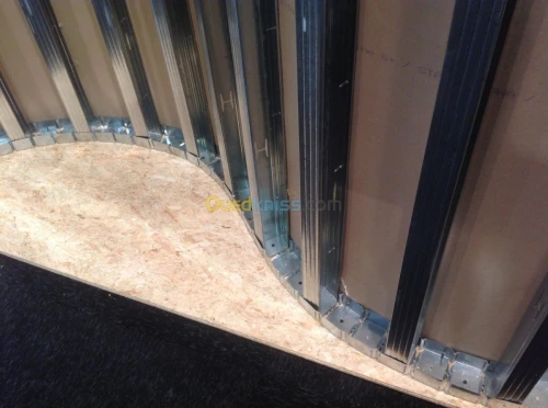 formation  en placoplatre  et aluminum
